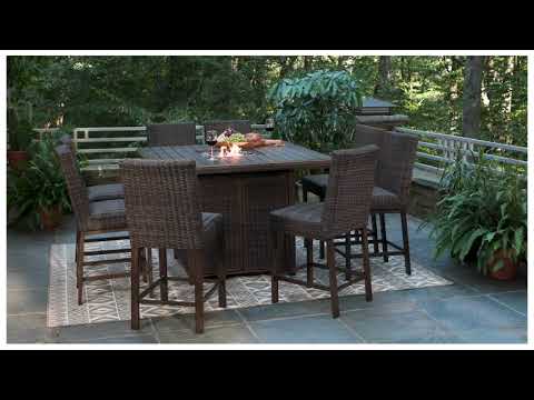 Signature Design by Ashley Outdoor Tables Fire Pit Tables P750-665 EXTERNAL_VIDEO 1