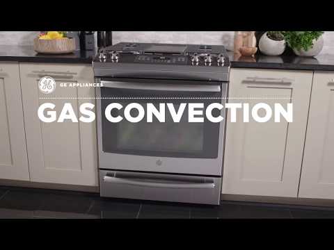 GE 30-inch Slide-in Gas Range with Convection Technology JCGS760EPES EXTERNAL_VIDEO 1