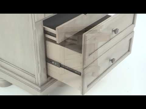 Signature Design by Ashley Lettner 2-Drawer Nightstand B733-92 EXTERNAL_VIDEO 1